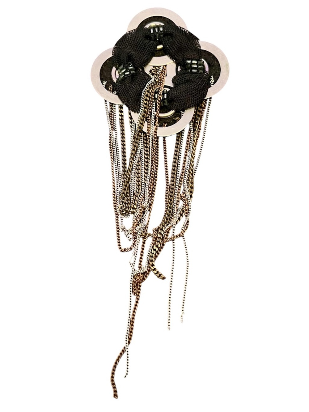 SALE! CATHERINE MALANDRINO Brooch Retro Statement Pin Jewelry